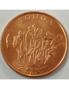 Moneta Tonga 2 Seniti 2002 2