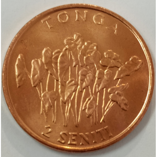 Moneta Tonga 2 Seniti 2002