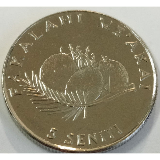 Moneta Tonga 5 Seniti 2005
