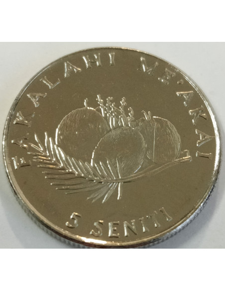 Moneta Tonga 5 Seniti 2005