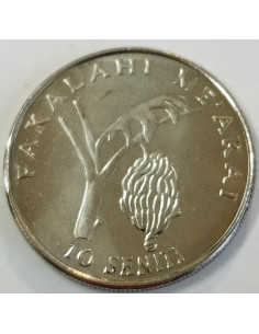 Moneta Tonga 10 Seniti 2005 2