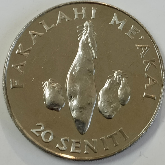 Moneta Tonga 20 Seniti 2002