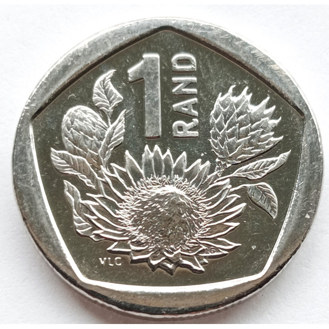 Moneta Republika Południowej Afryki 1 Rand 1992