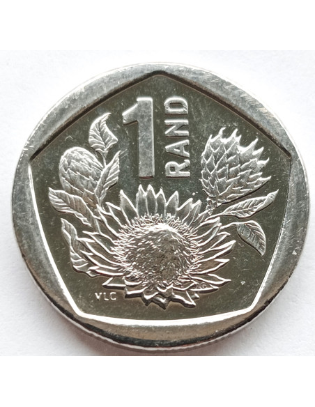 Moneta Republika Południowej Afryki 1 Rand 1992