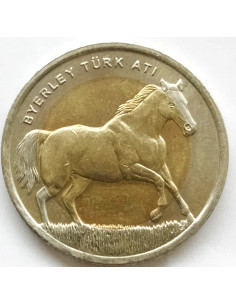 Moneta Turcja 1 Lira  2015 Koza angorska