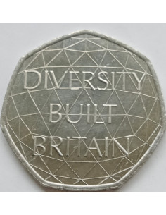 Moneta Wielka Brytania 50 Pensów 2022