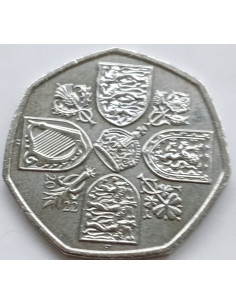 Moneta Wielka Brytania 50 Pensów 2022