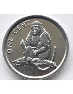 Moneta Wyspy Cooka 1 Cent (małpa) 2003