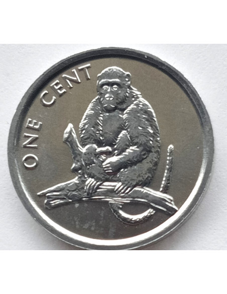 Moneta Wyspy Cooka 1 Cent (małpa) 2003