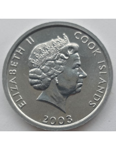 Moneta Wyspy Cooka 1 Cent (małpa) 2003 2