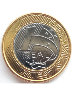 Moneta Brazylia 1 Real 2016 Maskotka Igrzysk Paraolimpijskich „Tom” 2