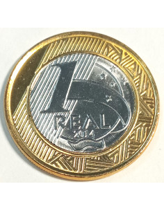 Moneta Brazylia 1 Real 2014 XXXI Letnie Igrzyska Olimpijskie 2016  - lekka atletyka 2