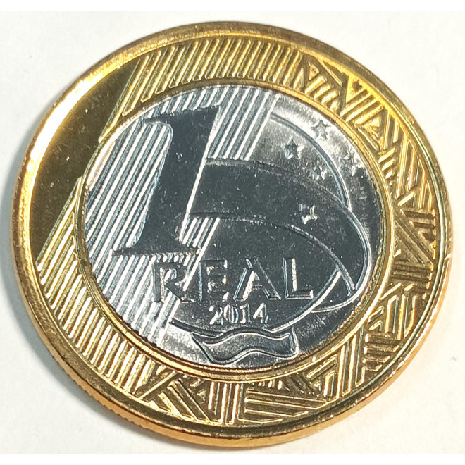 Moneta Brazylia 1 Real 2014 XXXI Letnie Igrzyska Olimpijskie 2016  - lekka atletyka