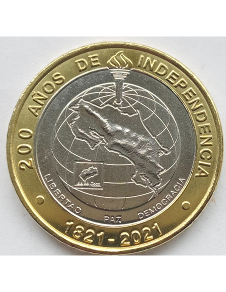 Moneta Kostaryka 5 Colon 2008