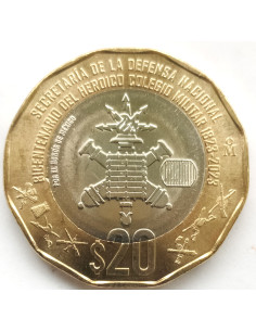 Moneta Meksyk 20 Peso 2022 100. rocznica przybycia mennonitów do Meksyku