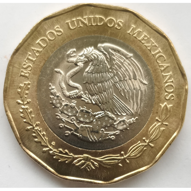 Moneta Meksyk 20 Peso 2022 100. rocznica przybycia mennonitów do Meksyku