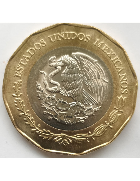 Moneta Meksyk 20 Peso 2022 100. rocznica przybycia mennonitów do Meksyku