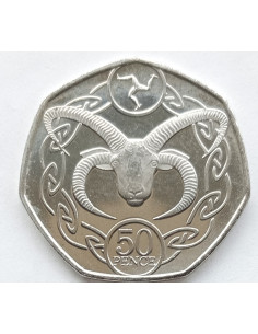 Moneta Wyspa Man 1 Korona 1980 XXII Letnie Igrzyska Olimpijskie