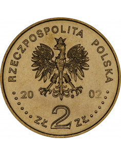 Awers monety 2 zł 2002 Generał broni Władysław Anders 18921970 2