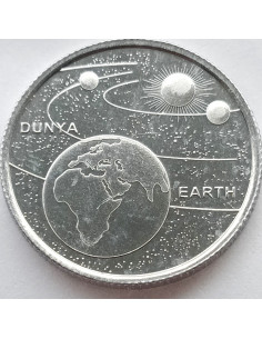 Moneta Turcja 1 Kurusz 2020 Drozd śpiewak