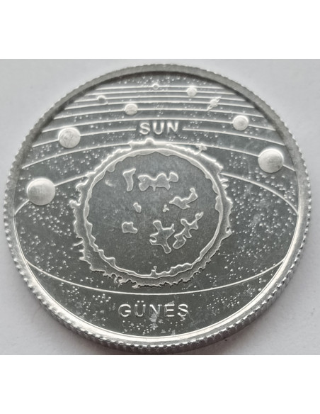 Moneta Turcja 1 Kurusz 2020 Drozd śpiewak