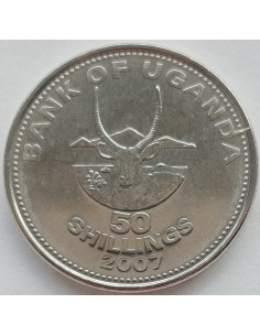 Moneta Uganda 50 Szylingów 1998