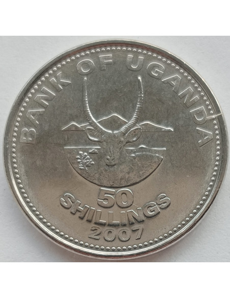 Moneta Uganda 50 Szylingów 1998