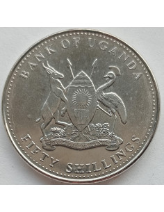 Moneta Uganda 50 Szylingów 1998 2