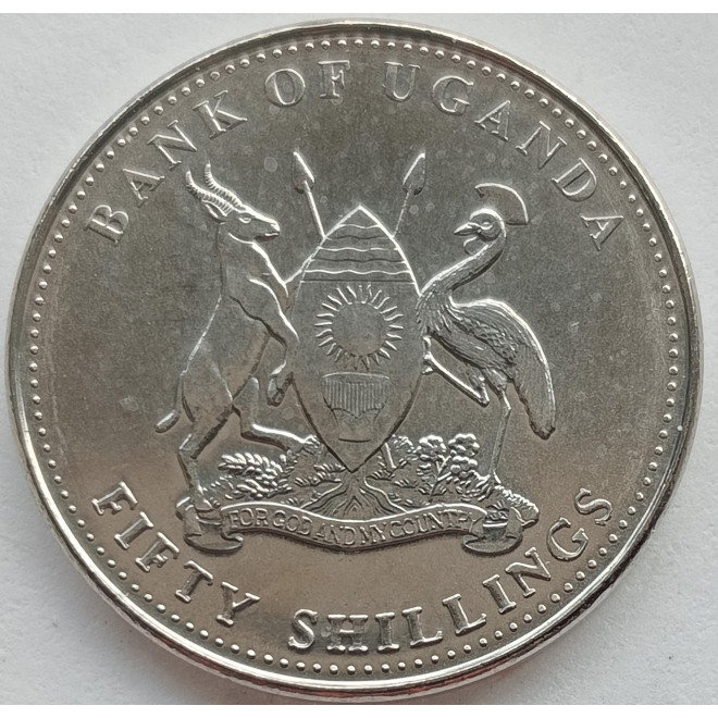 Moneta Uganda 50 Szylingów 1998