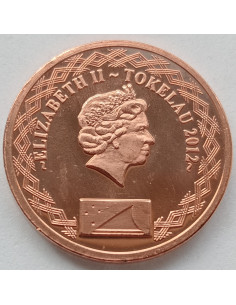 Moneta Tokelau 2 Centy 2012 2