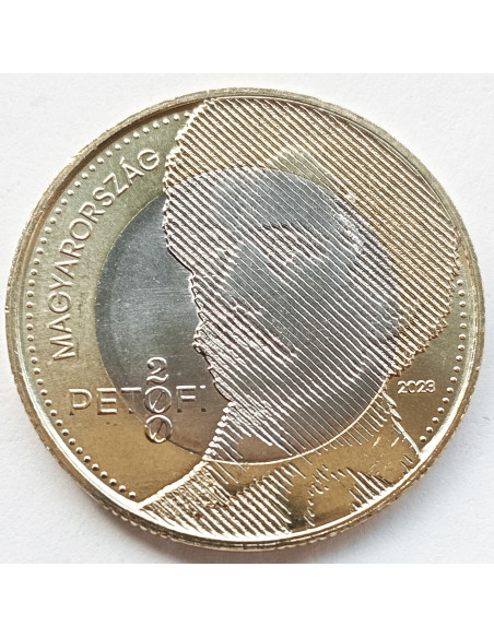 Moneta Węgry 200 Forint 2023 200. rocznica urodzin Petőfiego Sándora