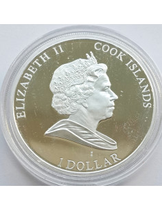 Moneta Wyspy Cooka 5 Dolarów 2012 Buratino 2