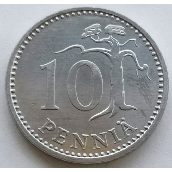 Moneta Finlandia 10 Penni 1985
