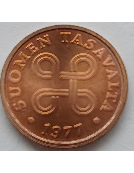 Moneta Finlandia 5 Penni 1985