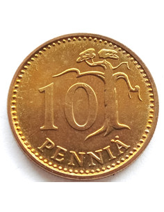 Moneta Finlandia 10 Penni 1985 2