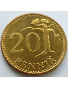 Moneta Finlandia 20 Penni 1985 2