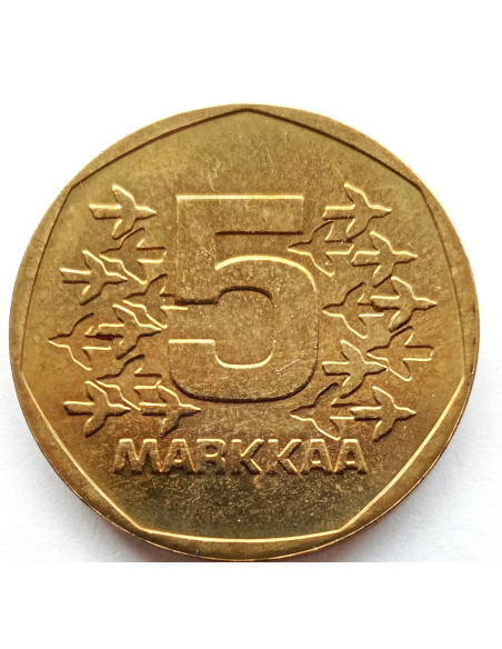 Moneta Finlandia 5 Marka1985
