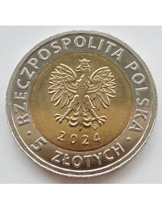 Moneta 5 zł 2024 Opactwo Benedyktynów w Tyńcu 2