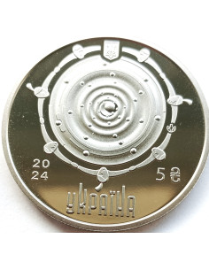 Moneta Ukraina 5 Hrywien 2024 Szczęście rodzicielskie 2