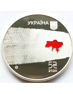 Moneta Ukraina 5 Hrywien 2024 Szczęście rodzicielskie