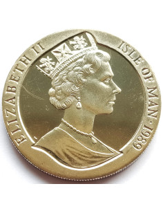 Moneta Wyspa Man 1 Korona 1980 XXII Letnie Igrzyska Olimpijskie 2