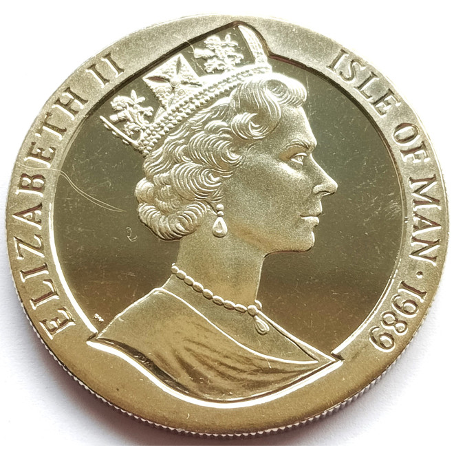 Moneta Wyspa Man 1 Korona 1980 XXII Letnie Igrzyska Olimpijskie