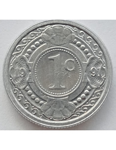 Moneta Antyle Holenderskie 1 Cent 1985