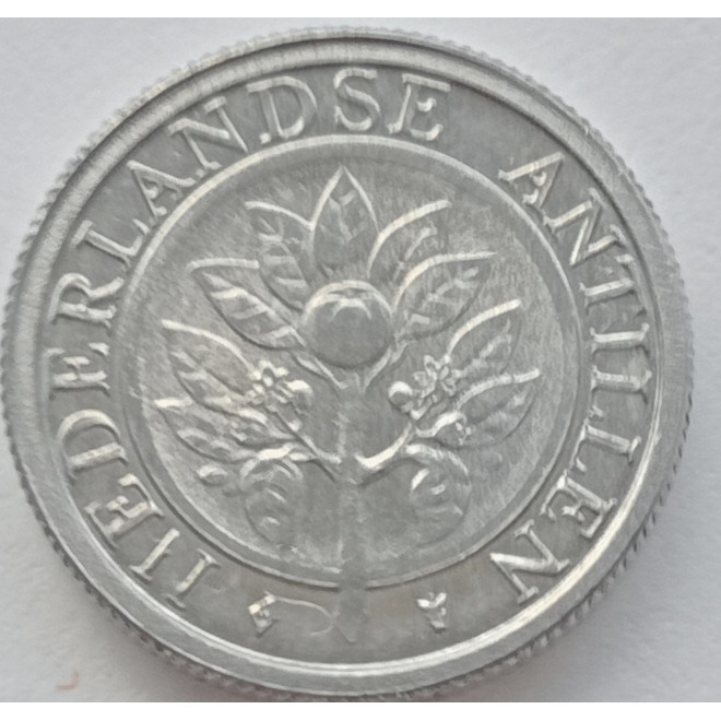 Moneta Antyle Holenderskie 1 Cent 1985