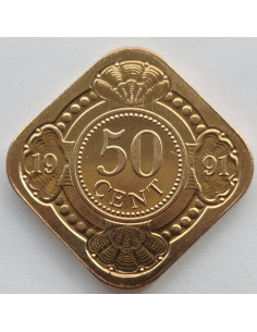 Moneta Antyle Holenderskie 1 Cent 1985