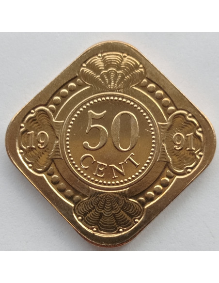 Moneta Antyle Holenderskie 1 Cent 1985