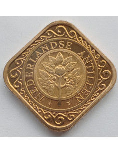 Moneta Antyle Holenderskie 1 Cent 1985 2