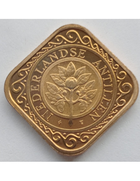 Moneta Antyle Holenderskie 1 Cent 1985