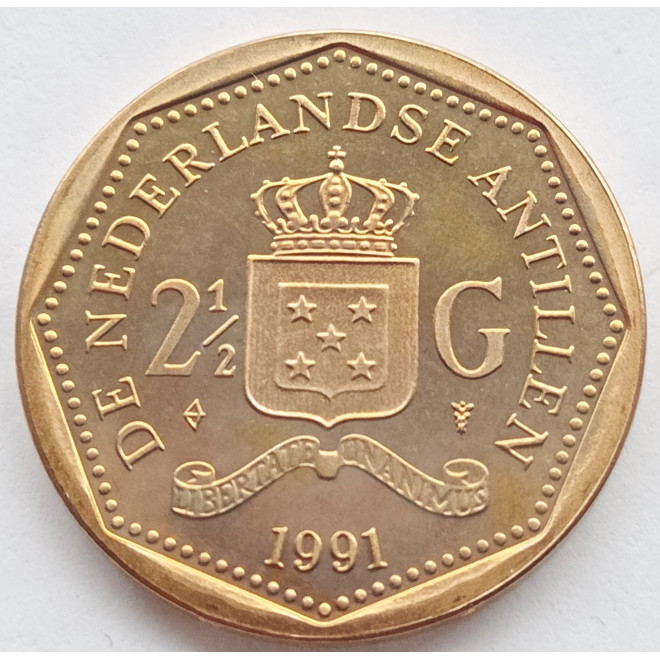 Moneta Antyle Holenderskie 1 Cent 1985