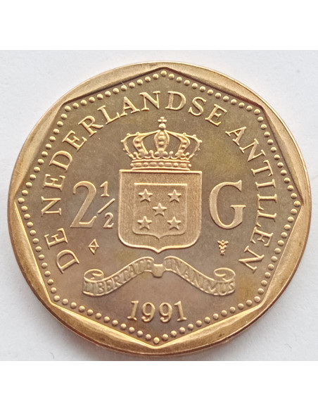 Moneta Antyle Holenderskie 1 Cent 1985